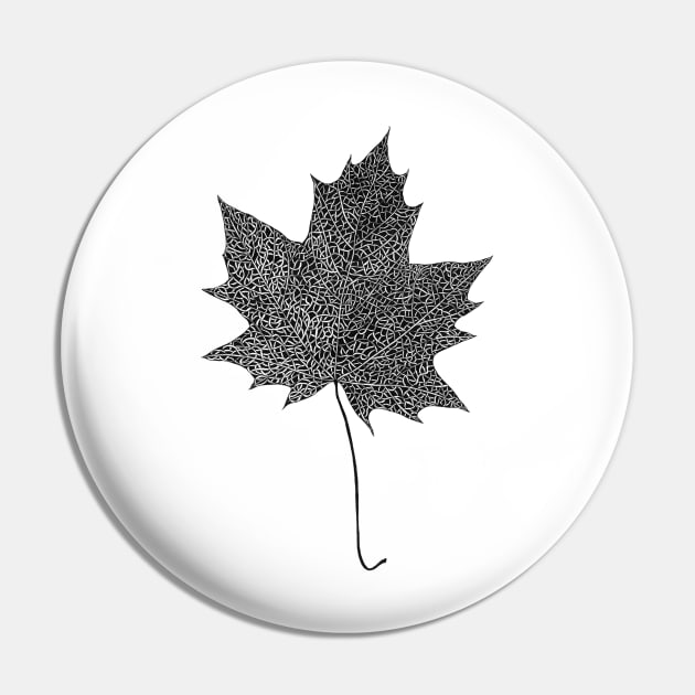 Leaf Pin by aleksandra_kabakova