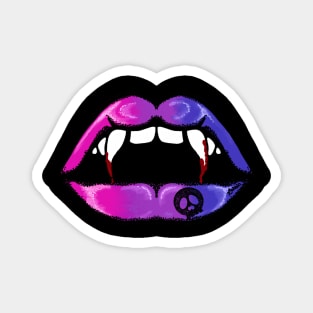 Fang Flags- Bisexual Pride Magnet