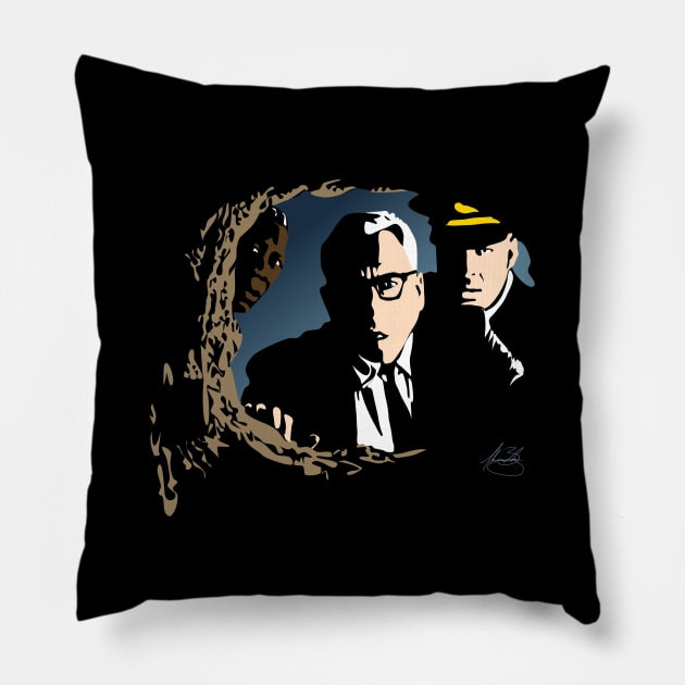 Rita Hayworth & The Shawshank Redemption Pillow by Bansley