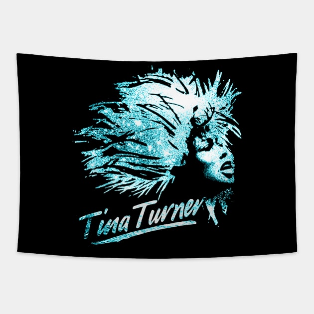 TINA TURNER 1939 - 2023 Tapestry by Xela Wilma