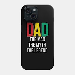 Guinean Dad The Man The Myth The Legend - Gift for Guinean Dad With Roots From Guinean Phone Case