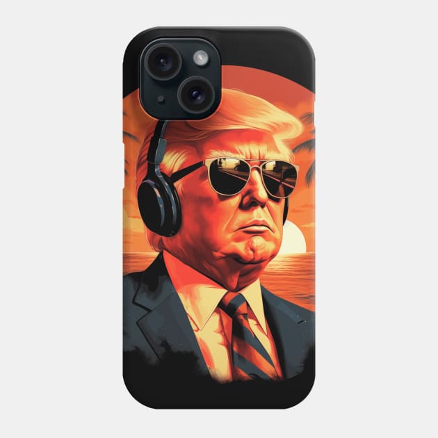 Trump 2024 - The Sound of Freedom Phone Case by TNM Design