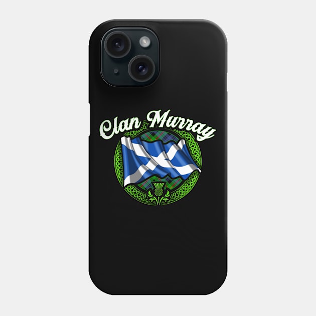 Scottish Flag Clan Murray Phone Case by Celtic Folk