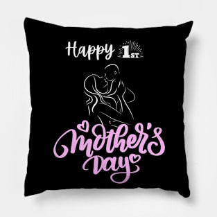 Mother's Day First New Mom Baby Girl Pillow