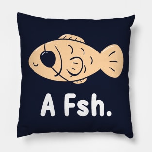 Fish with no eye Pillow