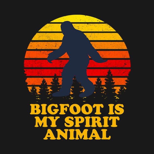 Bigfoot is my spirit animal Funny gift by narekmug