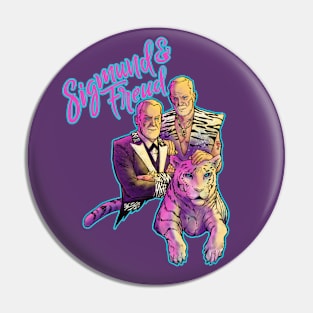 Sigmund & Freud (Curious Blue) Pin