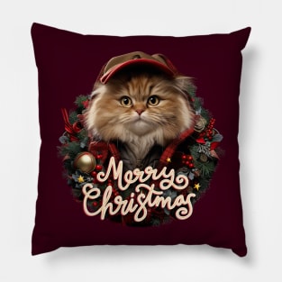 Catsmas Joy Pillow