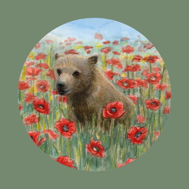 Poppy - Circle by Warbler Creative