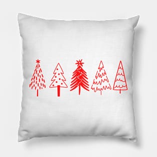 Christmas Tree Minimalist Enthusiast Pillow