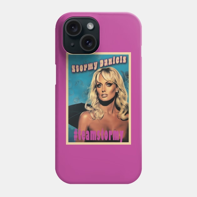 Stormy Daniels Phone Case by GreenMary Design