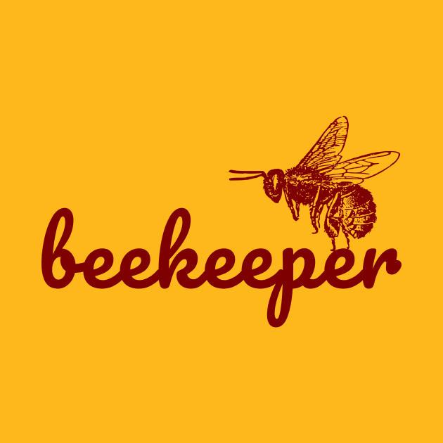 Beekeeper T-Shirt with Honey Bee by Clouds