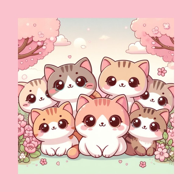 Kawaii Cats by __Døra__