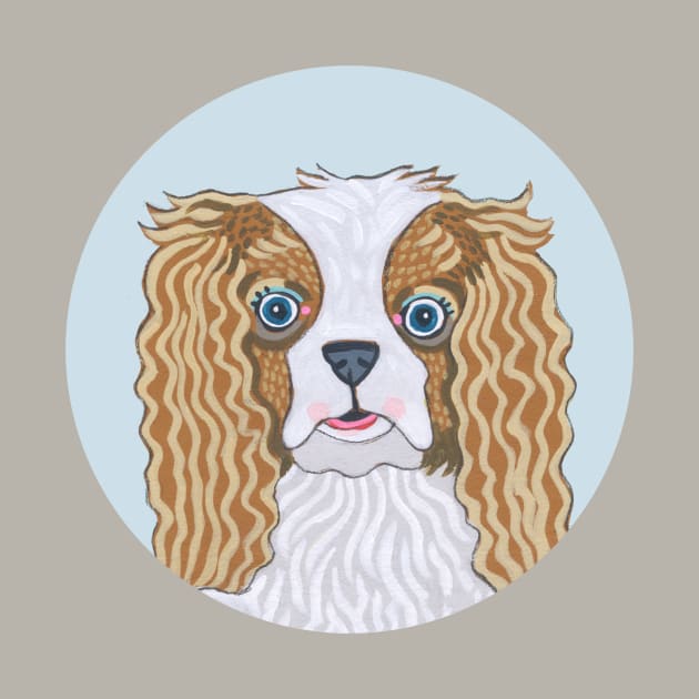 Cute Spaniel Dog by jenniferdavisart