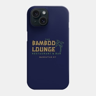 The Bamboo Lounge Restaurant & Bar - modern vintage logo Phone Case