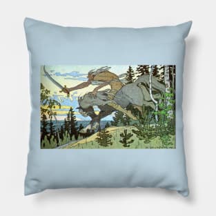 Koschei the Deathless - Ivan Bilibin Pillow