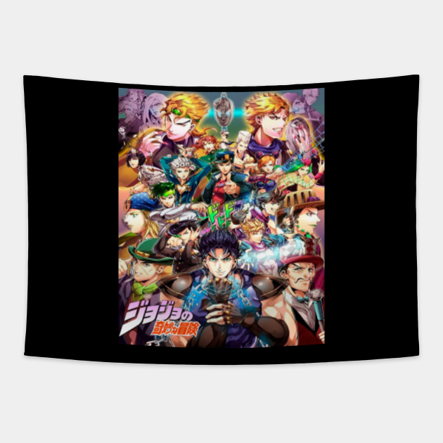 Jojo Poster 2 - Jojos Bizarre Adventure - Tapestry | TeePublic