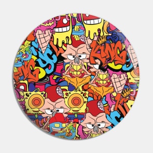 Graffiti Pin