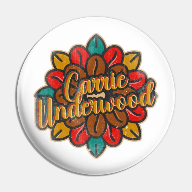 Carrie Underwood Coffee Pin by Testeemoney Artshop