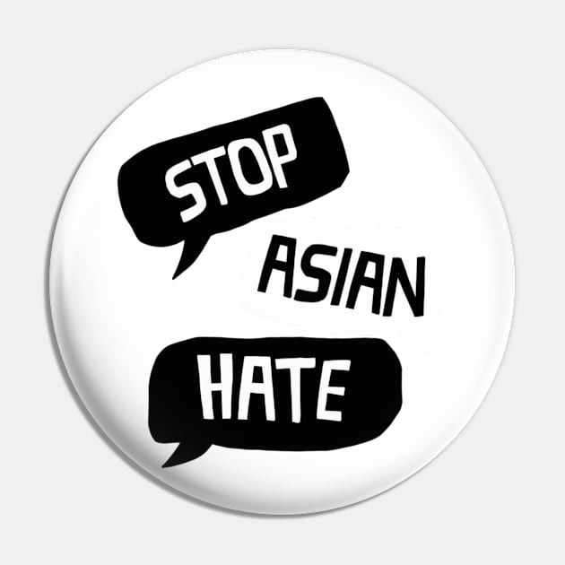 Stop Asian Hate Pin by DreamPassion