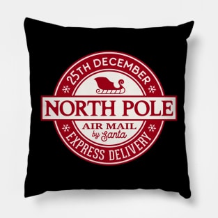 Nort Pole Air Mail Pillow