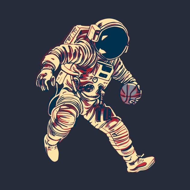 Astronaut Basketball Player by DesignArchitect