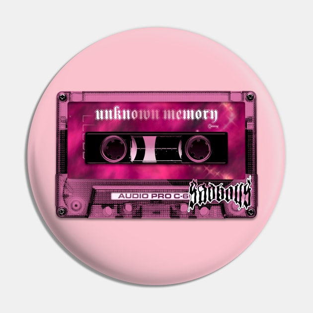 Yung Lean Unknown Memory Cassette Pin by Big Tees