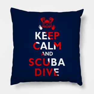 Keep Calm and Scuba Dive Flag Diving Original Pillow