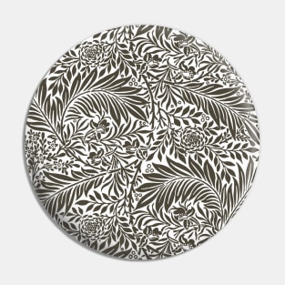 Modern Floral Pattern Grey Pin