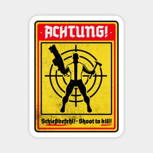 Achtung! (Scratch) Magnet