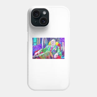 CARL JUNG - colored pencils portrait Phone Case