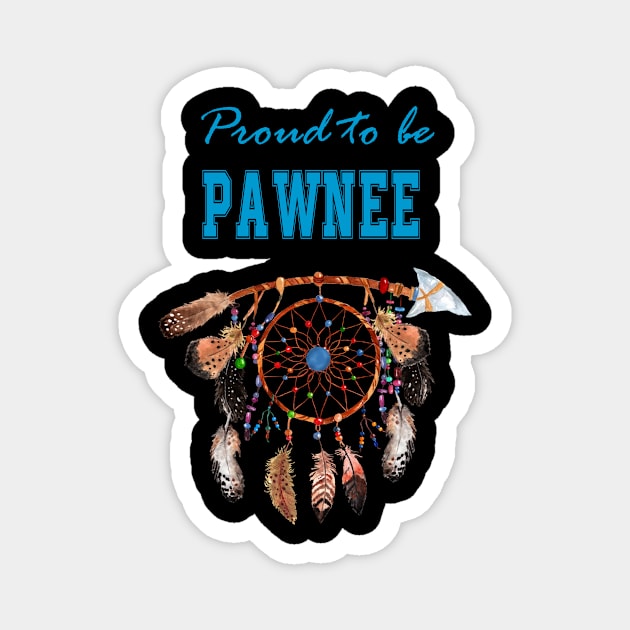 Native American Pawnee  Dreamcatcher 35 Magnet by Barbara Jane Thomas