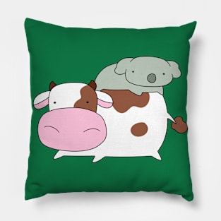 Cow and Little Koala Pillow