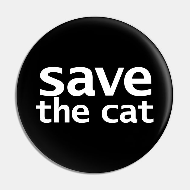 Sci Fi Save the Cat Pin by ellenhenryart