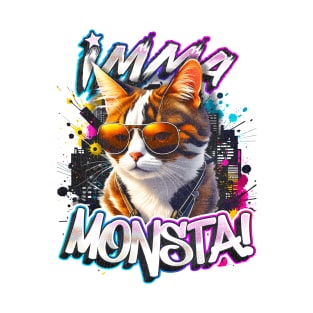 Imma Monsta! CAT | Whitee | by Asarteon T-Shirt