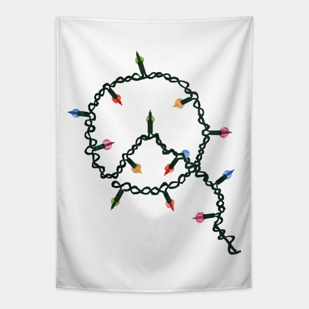 Christmas Lights Tapestry by Babban Gaelg