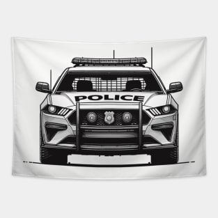 Police car Tapestry