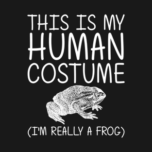 Frog Easy Halloween Human Costume Toad Animal DIY T-Shirt