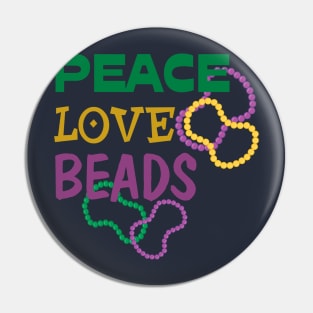 Peace Love Beads Pin