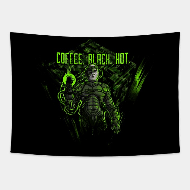 Borg Like Coffee Tapestry by LivMat