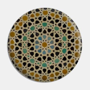 Morocco Islamic tile pattern 3 Pin