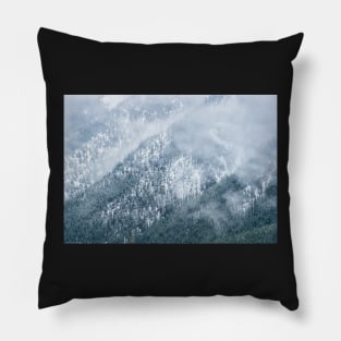 A Snowy Start to the Last Day of Summer Pillow