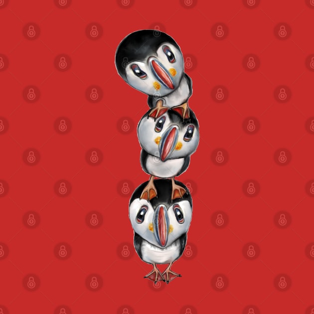 Puffin Totem by msmart