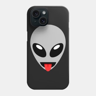 Alien Emoji With Tongue Sticking Out Phone Case