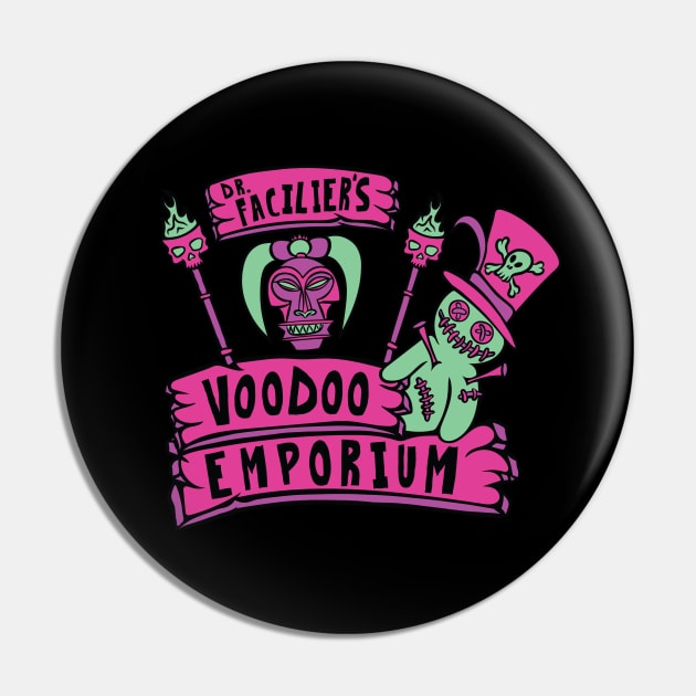 The Voodoo Emporium Pin by ryandraws_stuff