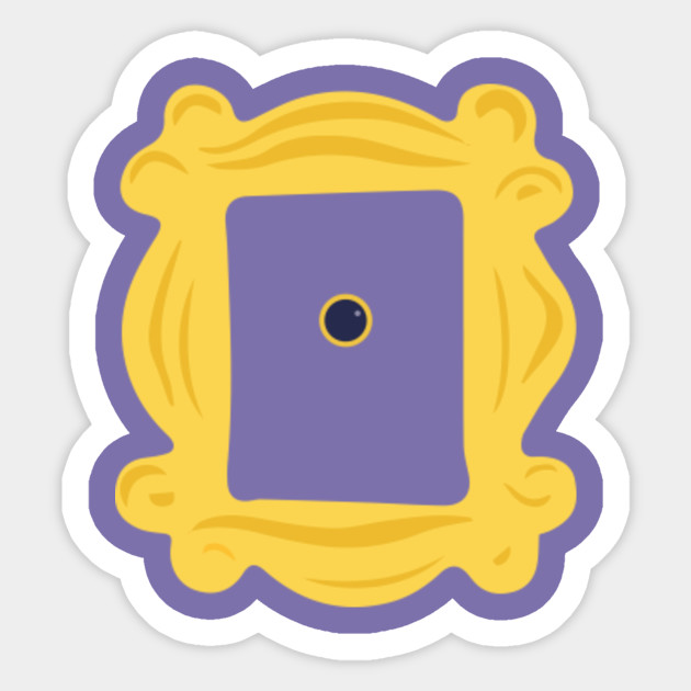 Monica S Door Frame Friends Friends Sticker Teepublic Uk
