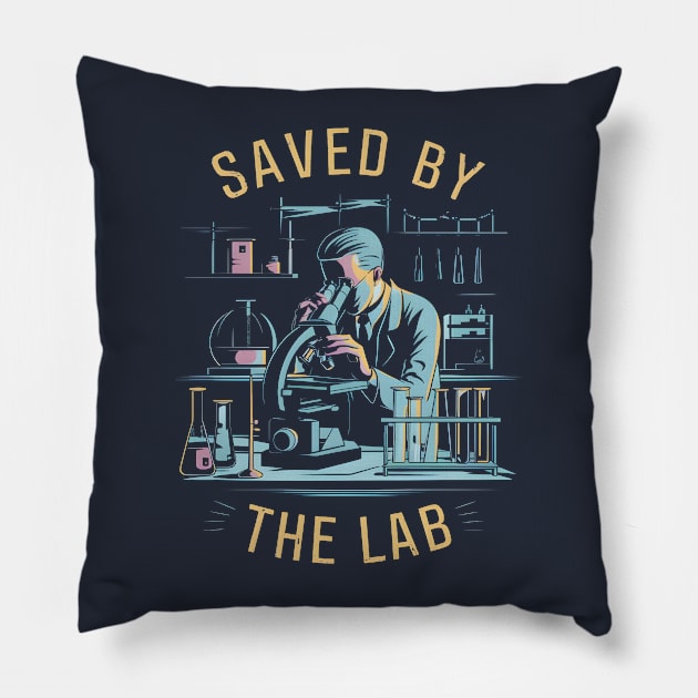 Saved by The Lab - Lab Week Celebration Pillow by ARTSYVIBES111