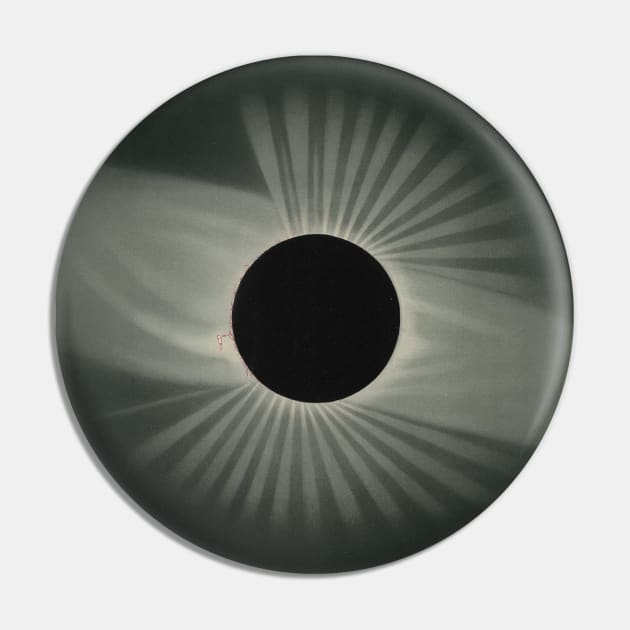 Total Eclipse of the Sun by Etienne Leopold Trouvelot Pin by Classic Art Stall