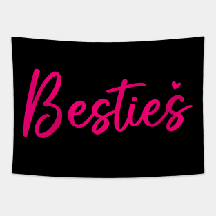 Besties Cute Matching Mother Daughter Best Friend Womens Tapestry