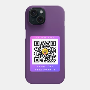 Scan for California, Qr Code Funny Memes -38 Phone Case